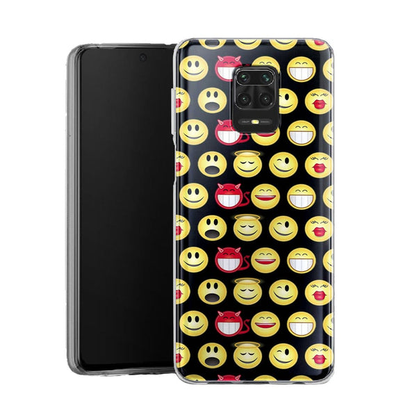 Coque pour Xiaomi Note 9 Funny smileys